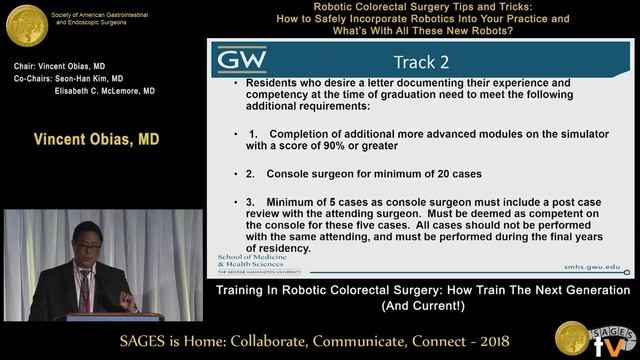 Training in robotic colorectal surgery: How to train the next generation (and current)! смотреть онлайн