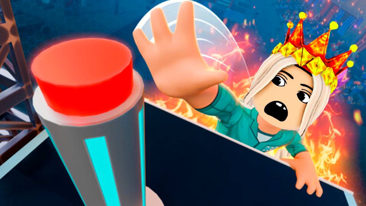 КТО БЫСТРЕЕ НАЖМЕТ НА КНОПКУ ? РУССКИЙ НИНДЗЯ 😅 роблокс ( бабушка Шошо игры ) смотреть онлайн