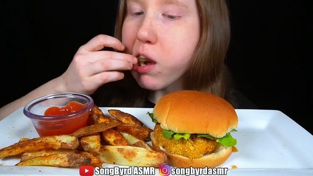 ASMR McCHICKENS MUKBANG EATING SOUNDS смотреть онлайн