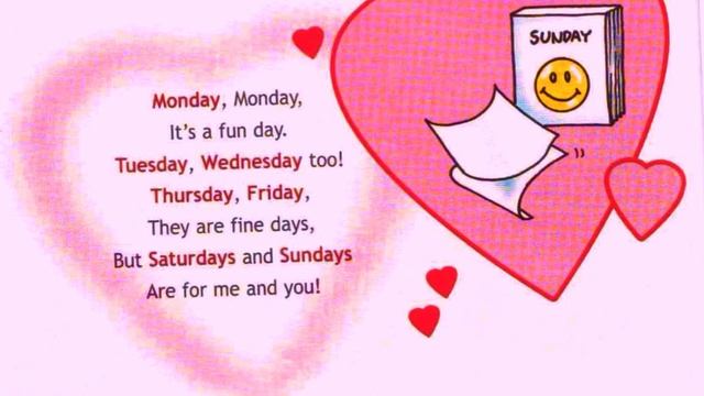 Spotlight 3 Monday стр.122 упр.1 By Arutyunova Lena