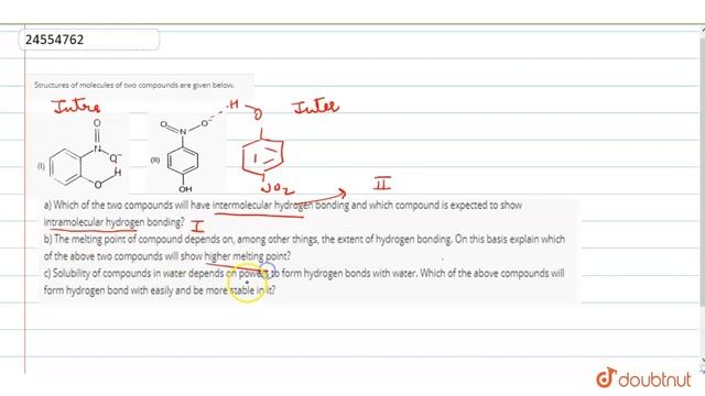 Structures of molecules of two compounds are given below. a) Which of the two compounds will have смотреть онлайн