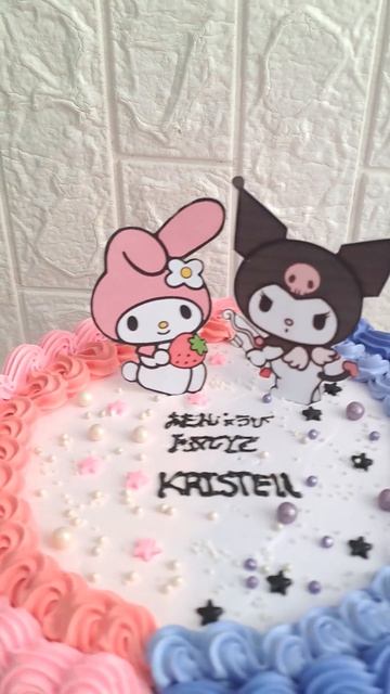 💜 Torta MyMelody y Kuromi 🖤 #cake #kuromi #cute #mymelody смотреть онлайн