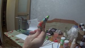 Грунтовка,покраска,бронирование воблера,коротко.