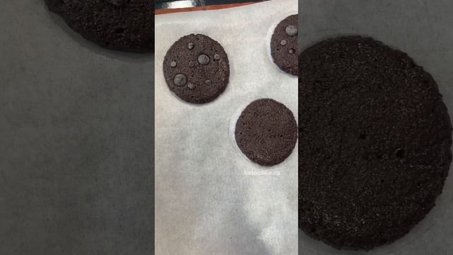 Шоколадное печенье кукис без сахара, без яиц, без глютена. Подойдет для Keto, Paleo, Lowcarb.