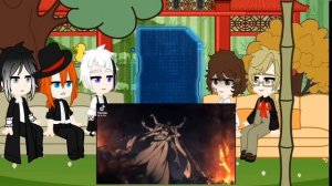 || Реакция Бродячих псов на брата и сестёр Дазая || Марни, Вэнь Нин и Вэнь Цин 🎐||