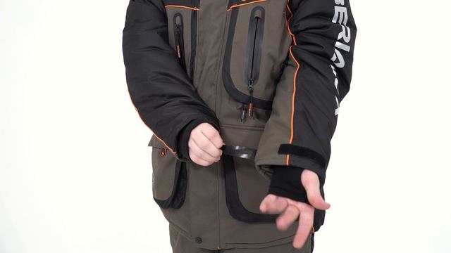 Костюм Huntsman Siberia LUX Breathable хаки/черный смотреть онлайн