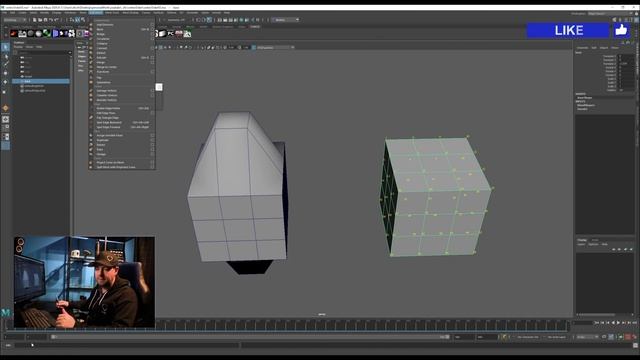 Maya - Reorder Vertices смотреть онлайн