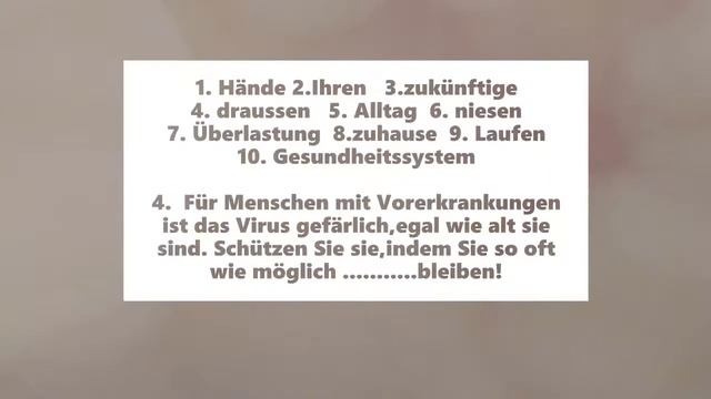 Übungen 4 Schützen Sie sich und andere von Coronavirus смотреть онлайн