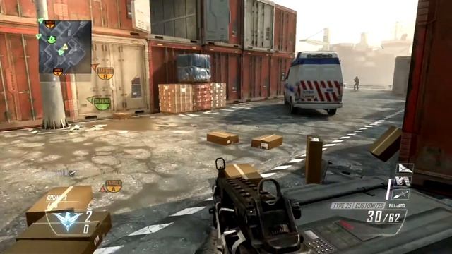 Black ops 2 Search and Destroy 16-1 -Lodestar w/Type-25 on Cargo - Best Class Setup Type-25 смотреть онлайн