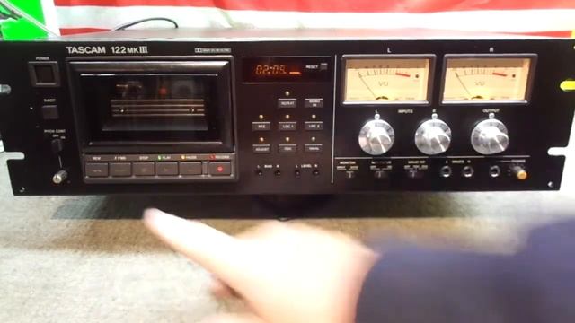 DEMO OF SERVICED TEAC TASCAM 122 MKIII CASSETTE TAPE DECK FOR SALE смотреть онлайн