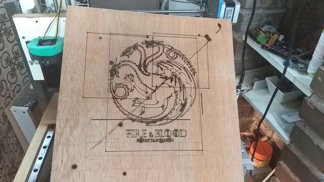 Laser 5.5w + CNC test(4) смотреть онлайн