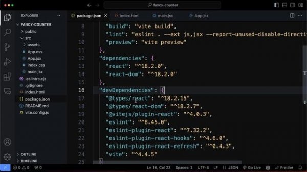15. Fresh React Vite Install (Lookaround)