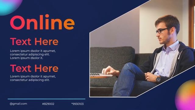 Modern Business Gradient Slideshow After Effects Template смотреть онлайн