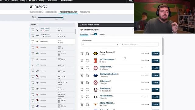 My 2024 NFL Mock Draft! смотреть онлайн