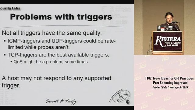 DEFCON 16: New ideas for old practices - Port-Scanning improved смотреть онлайн