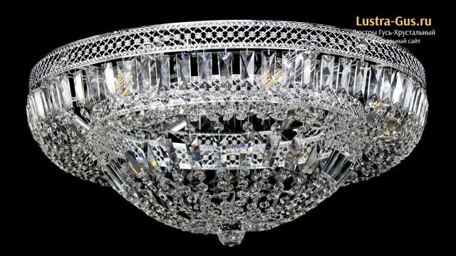 Хрустальная люстра «Венеция Купол пластинка 600» - Гусь-Хрустальный завод смотреть онлайн