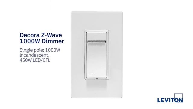 Leviton DSM10-1LZ Decora Universal Dimmer, 450-watt LED and CFL/1000-watt Incandescent/1000V Review смотреть онлайн