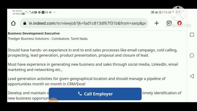 Work from home - Business Development executive job in coimbatore ( both frond end +back end ) смотреть онлайн
