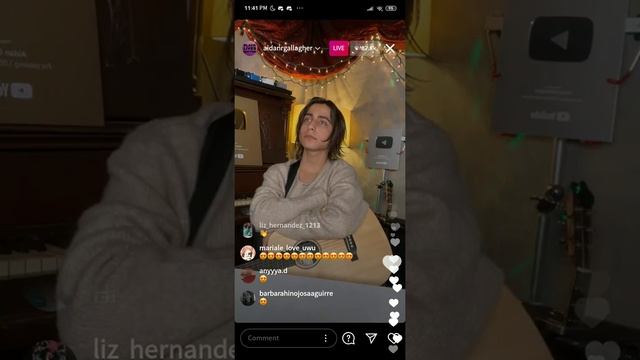 Aidan Gallagher live stream on Instagram PART 2| Эйдан Галлагер трансляция в инсте |часть 2 25.12.2 смотреть онлайн