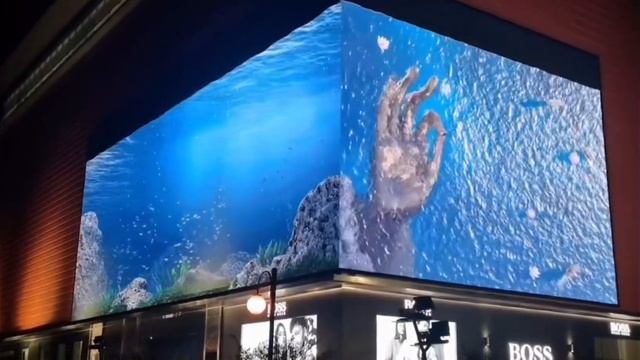 3D Immersive Outdoor LED Display / 3D LED Screen For Advertising смотреть онлайн