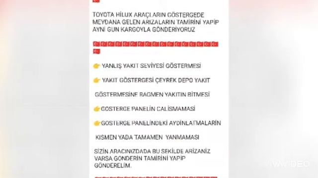 TOYOTA HİLUX GÖSTERGE PANEL TAMİRİ смотреть онлайн