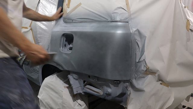 Опять Honda Cr-v по полной. Ремонт и покраска арок и порогов, напыляемый герметик.