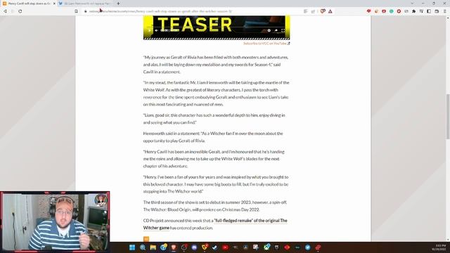 Henry is done as the Witcher смотреть онлайн