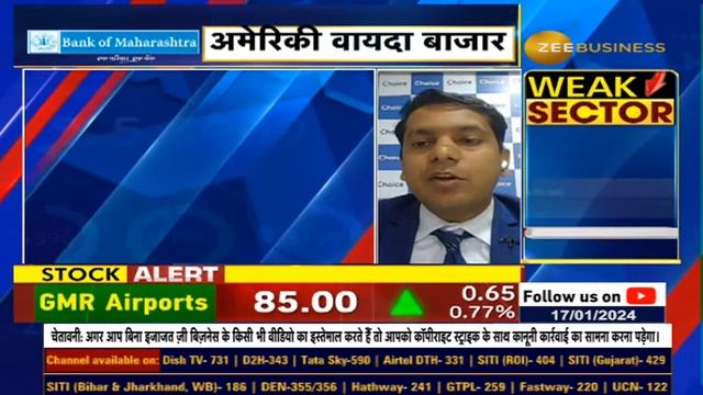 Share Bazaar Live और First Trade में बाजार का शुरुआती एक्शन Anil Singhvi के साथ 17th january 2024 смотреть онлайн