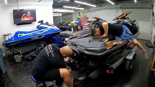 Failed Maiden Voyage on our Turbo RXP.....[ We modify Brand New Yamaha GP1800r's] смотреть онлайн