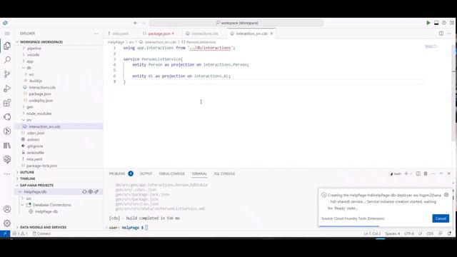 Connecting HANA Cloud in BAS | SAP Business Application Studio Series 2/3 смотреть онлайн