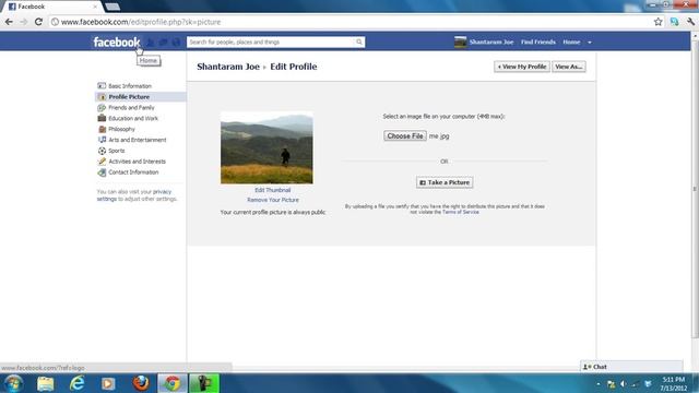 How to update your Facebook Profile Picture and Basic Information смотреть онлайн