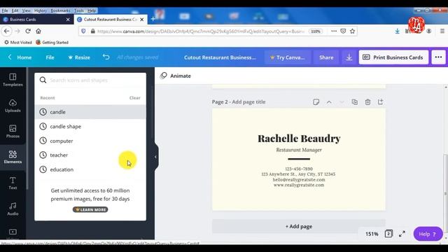 HOW TO MAKE YOUR OWN BUSINESS CARDS USING CANVA 💻 |How to Create a VIRTUAL BUSINESS CARD Free | 202 смотреть онлайн