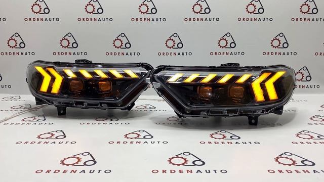 Тюнинг фары Нива Travel в стиле Audi с бегающими поворотниками и двойными BI-LED линзами смотреть онлайн