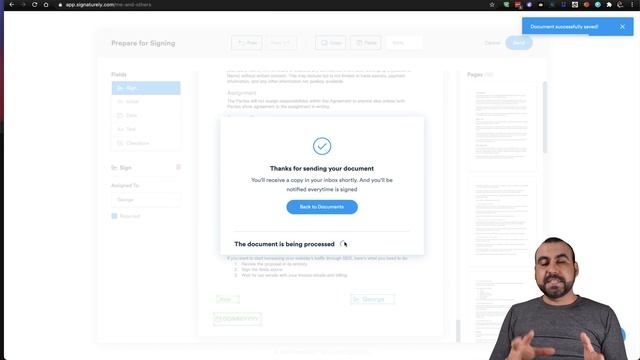 Create, send and sign digital documents with online signatures Signaturely смотреть онлайн