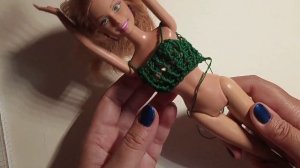 Ч.2 Шикарное платье крючком для Барби