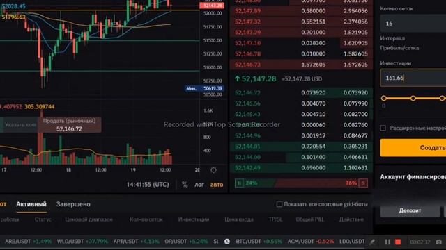 Bybit grid-бот сеточная торговля пасивный заработок ! как настроить бота на споте ! смотреть онлайн