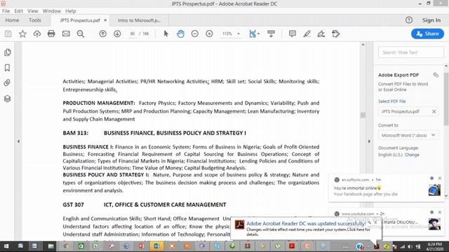 BUSINESS FINANCE, BUSINESS POLICY AND STRATEGY II смотреть онлайн