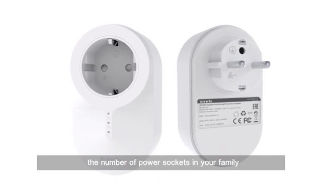 Tenda  PH6    /    Powerline Adapters    /    AV1000 Gigabit Passthrough Powerline Adapter Kit