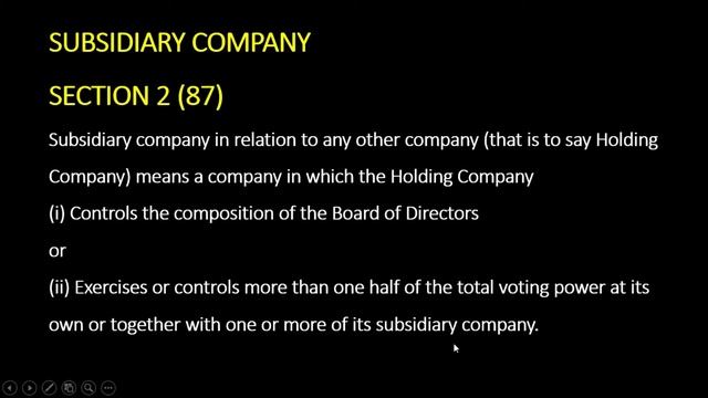 Holding and Subsidiary Company ~ Types of Companies (Hindi) | Holding Company | Subsidiary Company смотреть онлайн