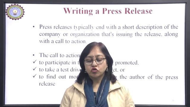 Business Communication | Press Release | AKTU Digital Education смотреть онлайн
