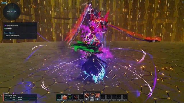 PSO2:NGS Double Saber Sky Climb New Photon Art Test смотреть онлайн
