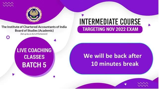 Intermediate Paper 1 Accounting | Topic: Profit or Loss Pre & Post Inco...|Session 1 |19 April, 202 смотреть онлайн
