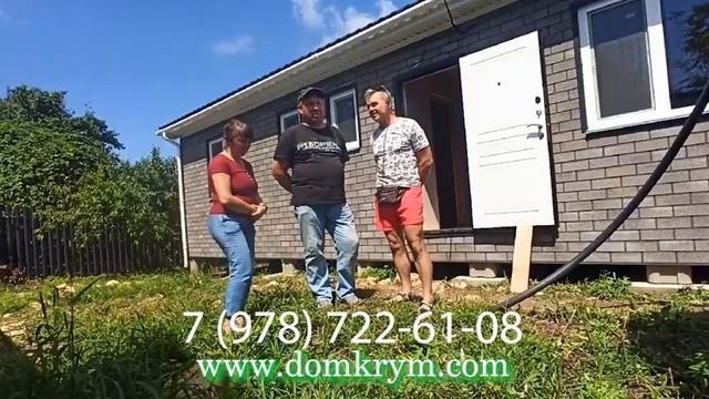 Строительство дома из сип панелей, Крым Севастополь. смотреть онлайн