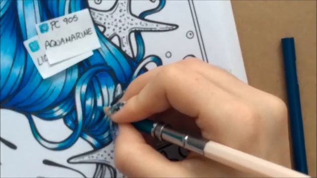 Adult Coloring - Hair tutorial Part 2 Using Starfish Dreams from Hannah Lynn's Maui Mermaids смотреть онлайн