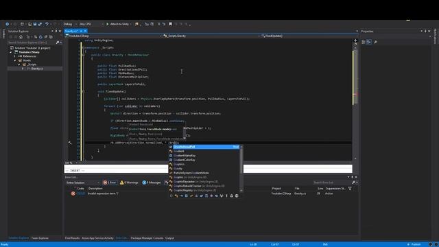 Unity: Adding Gravity to other objects смотреть онлайн