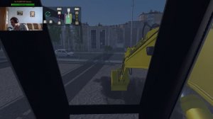 тренирусь на экскаваторе - устраиваюсь на новую работу