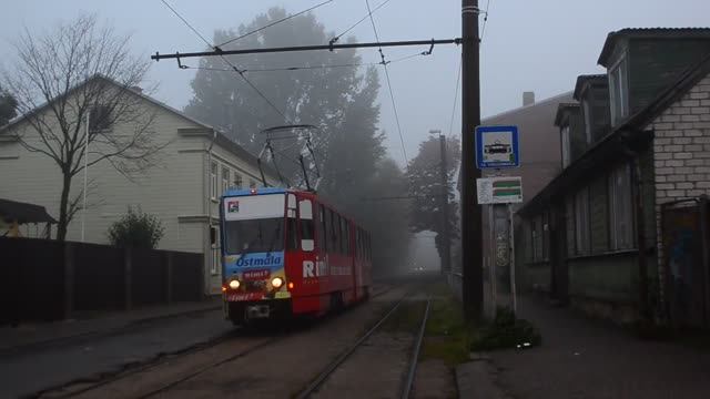 Лиепая (Латвия). Трамвай смотреть онлайн