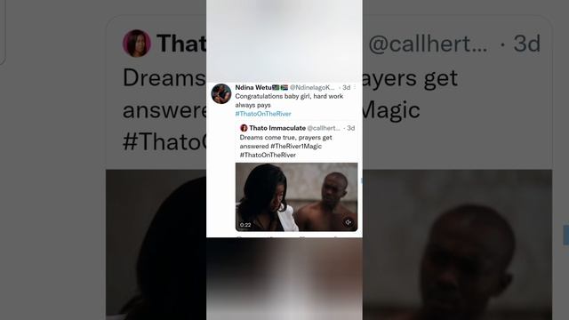 Big Brother Star Thato Emmaculate Gets An Acting Gig On #theriver смотреть онлайн