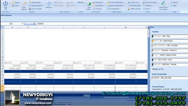 SAP BPC 10.0 Online Training Class | LIVE Demo HD | EPM Template смотреть онлайн