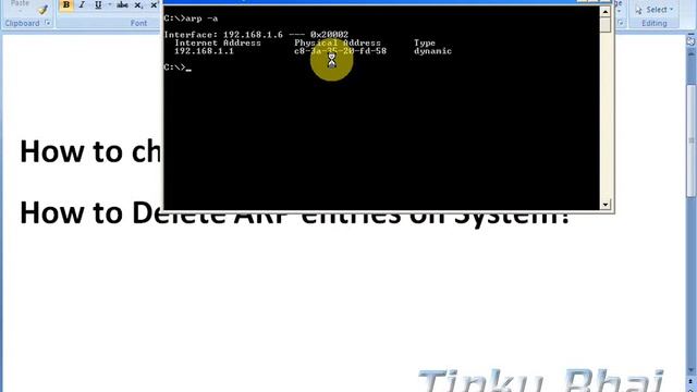 How to check\delete ARP entries on system? смотреть онлайн